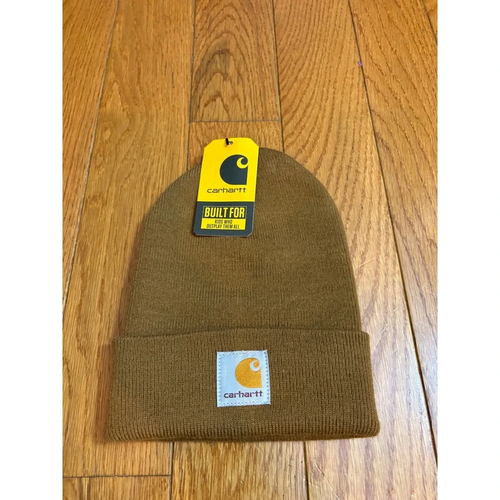 Carhartt Toddler Kids‎ Acrylic Watch Hat Beanie Brown AH8905 NWT